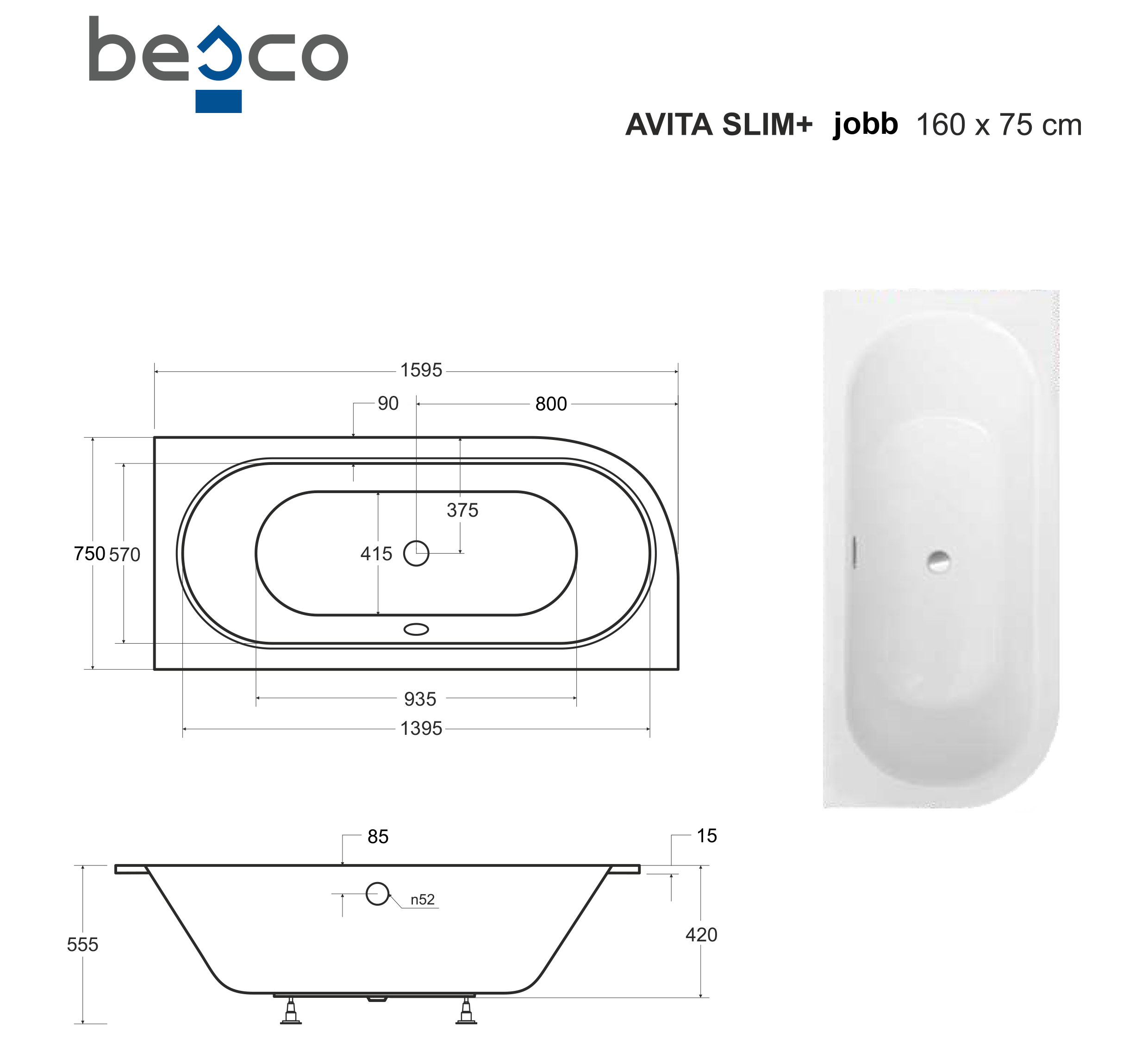 Avita-Slim-160-jobb-meret