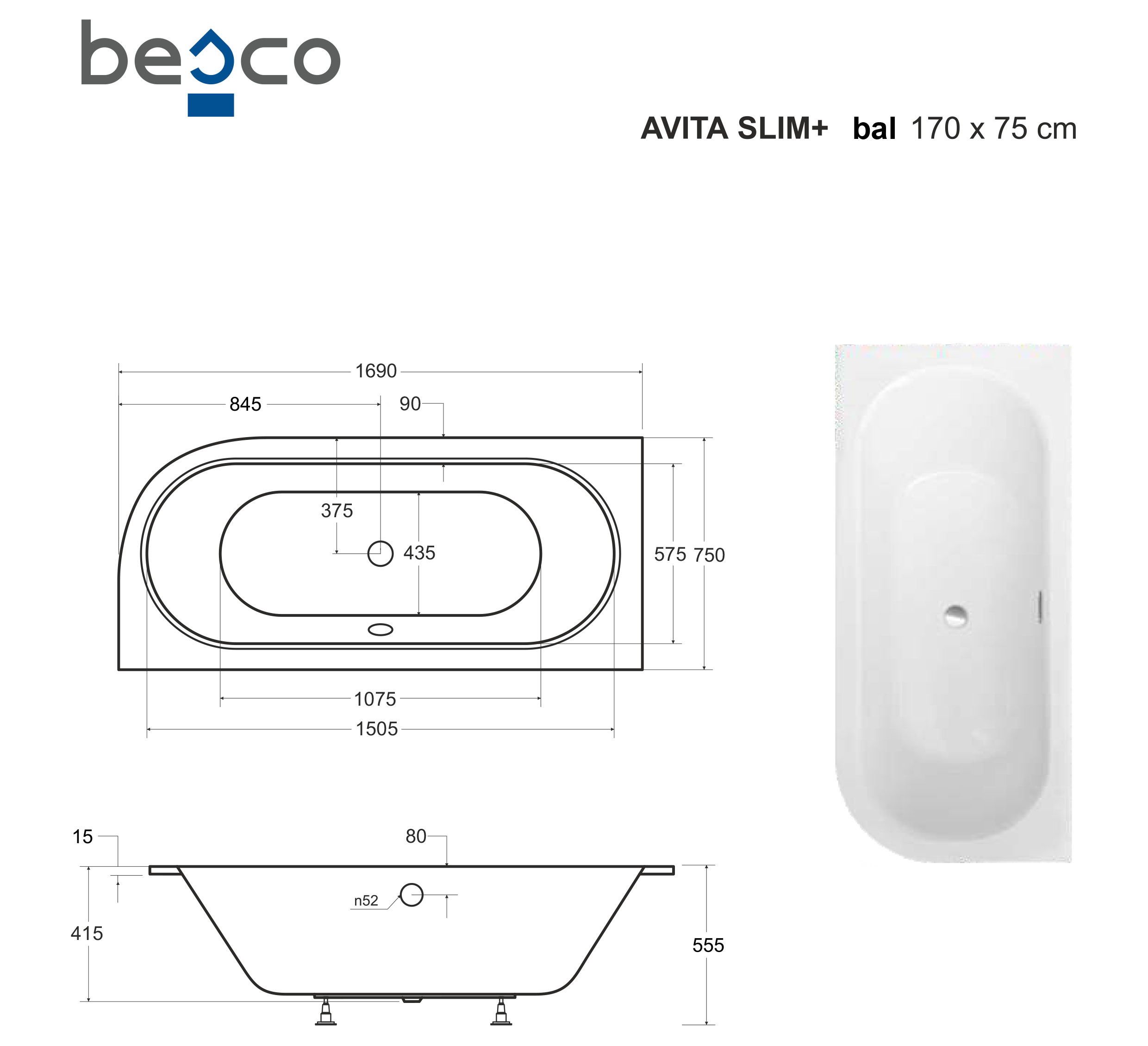 Avita-Slim-170-bal-meret