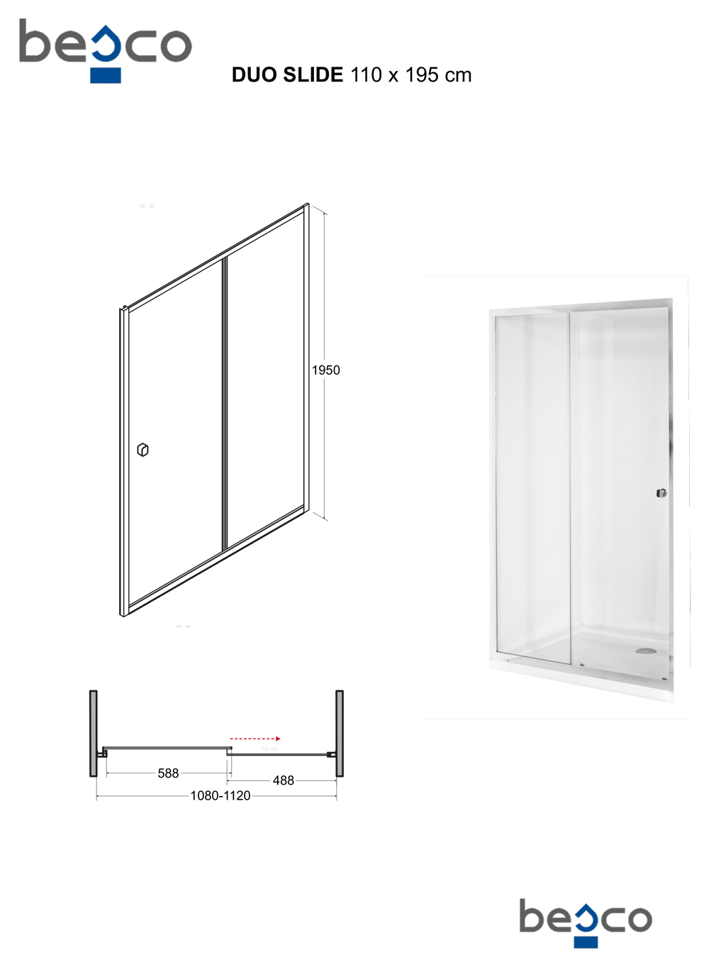 duo-slide-zuhanyajto-meret-110