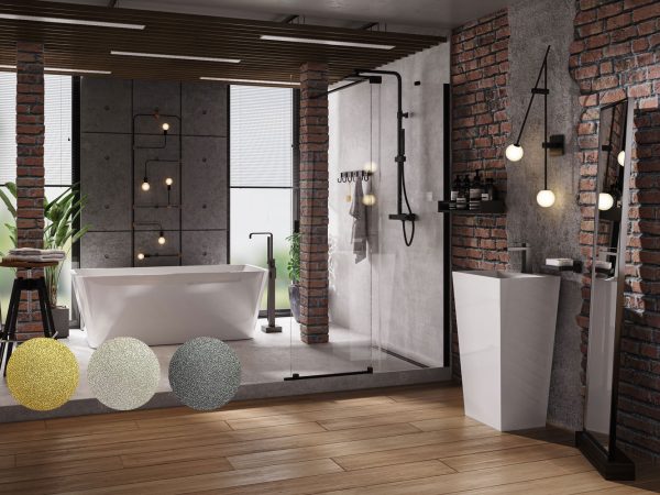 EVITA GLAM 160x80 szabadonálló kád - 3. kép