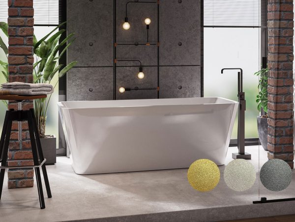 EVITA GLAM 160x80 szabadonálló kád - 4. kép