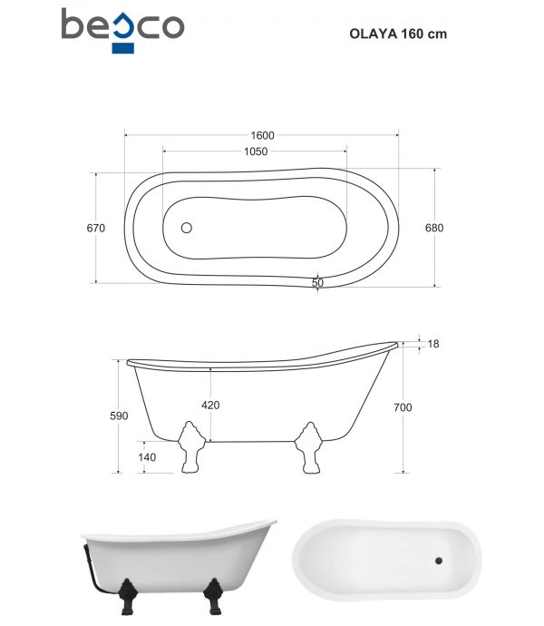 OLAYA szabadonálló kád - Image 13