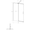 vayo-black-walk-in-zuhanyfal-meret-rajz